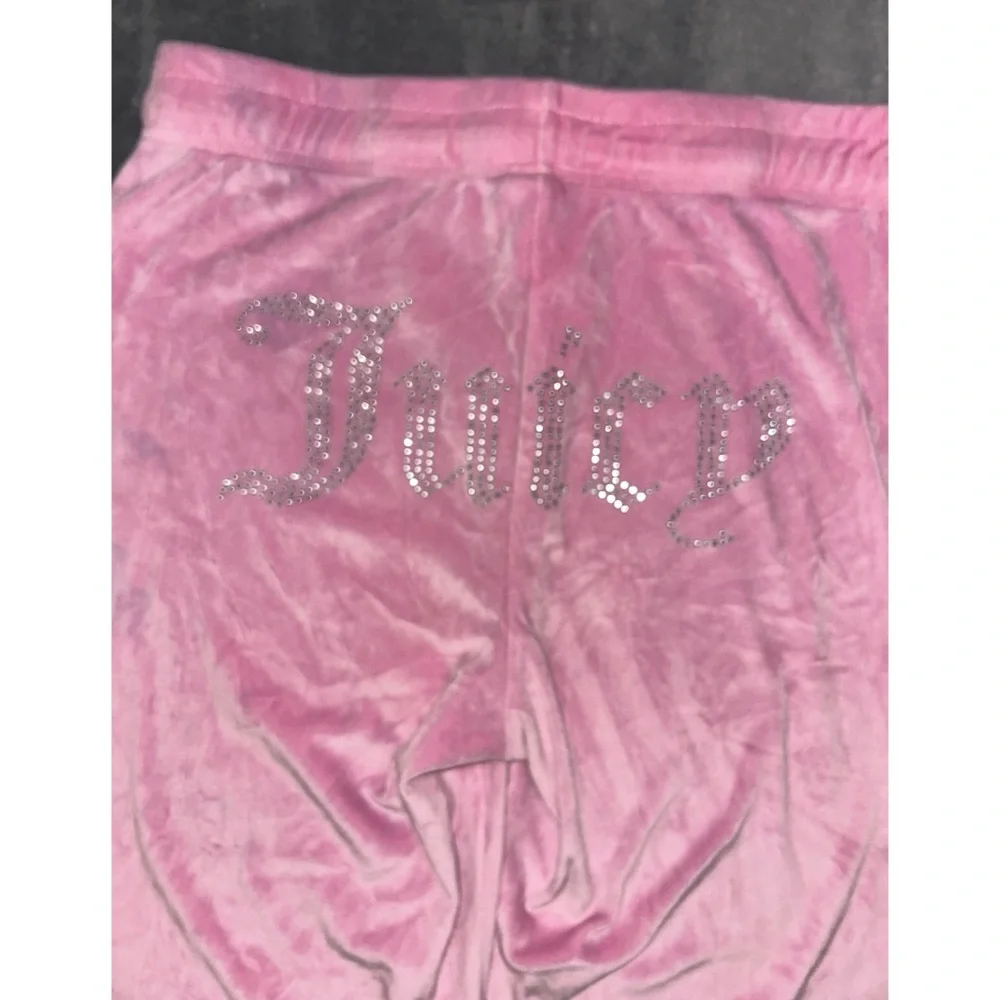 🩷 Juicy Couture Velour Rhinestone Logo Pajama Pants